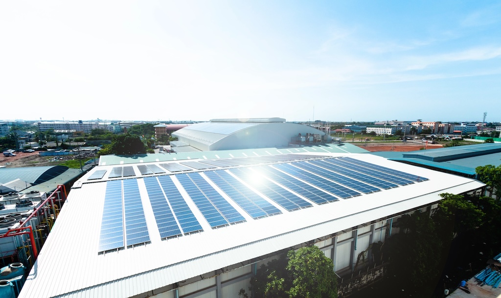 지붕 태양광 자가소비 442kW 사례 이미지